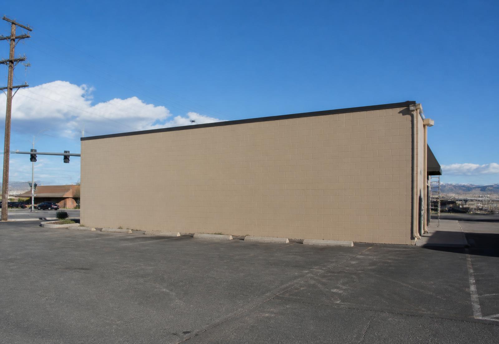 Commercial property wall available for local advertising